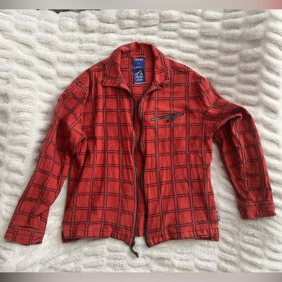 Large Lite zipper orange and black jacket. Without Walls - Picture 2 of 5